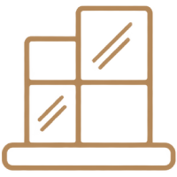 Precision wall and floor tiling icon